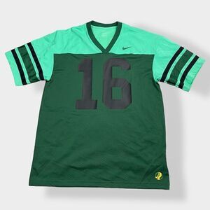 Nike Dri-Fit Mens Green/Black Plain Football Jersey size Large DV7364-341 New